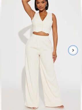 Fashion Nova Millie Vest Pant Set